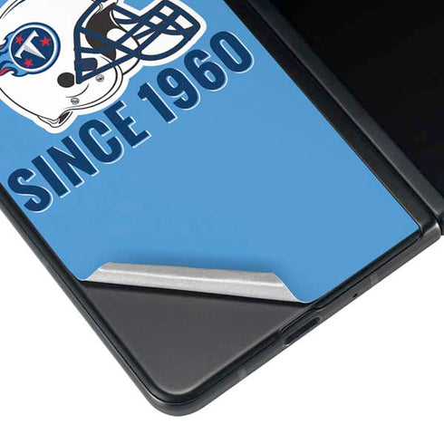 NFL Tennessee Titans Helmet Galaxy Z Fold3 5G Skin